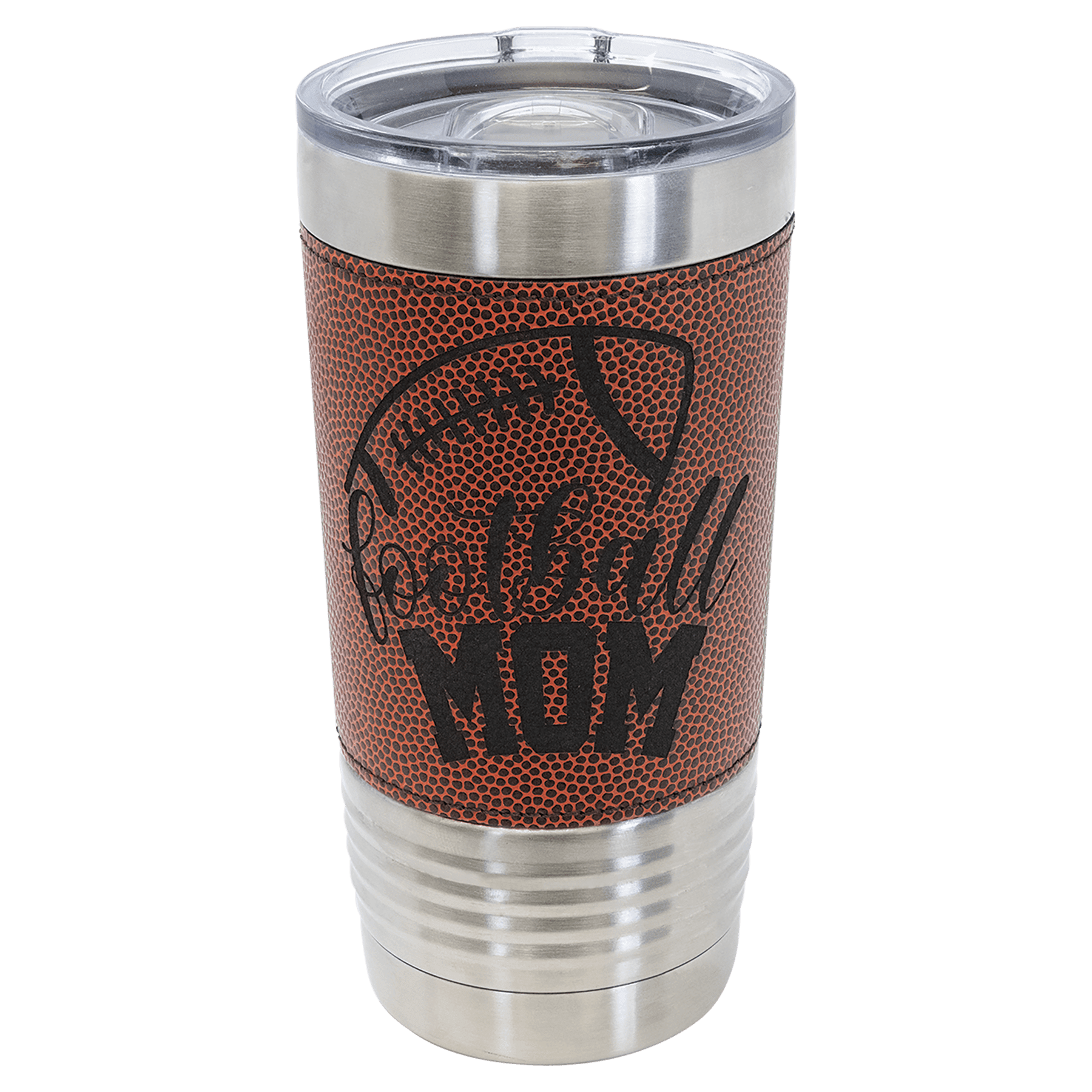 Polar Camel 20 oz. Football Tumbler – Game Day Stainless Steel Mug with Slider Lid