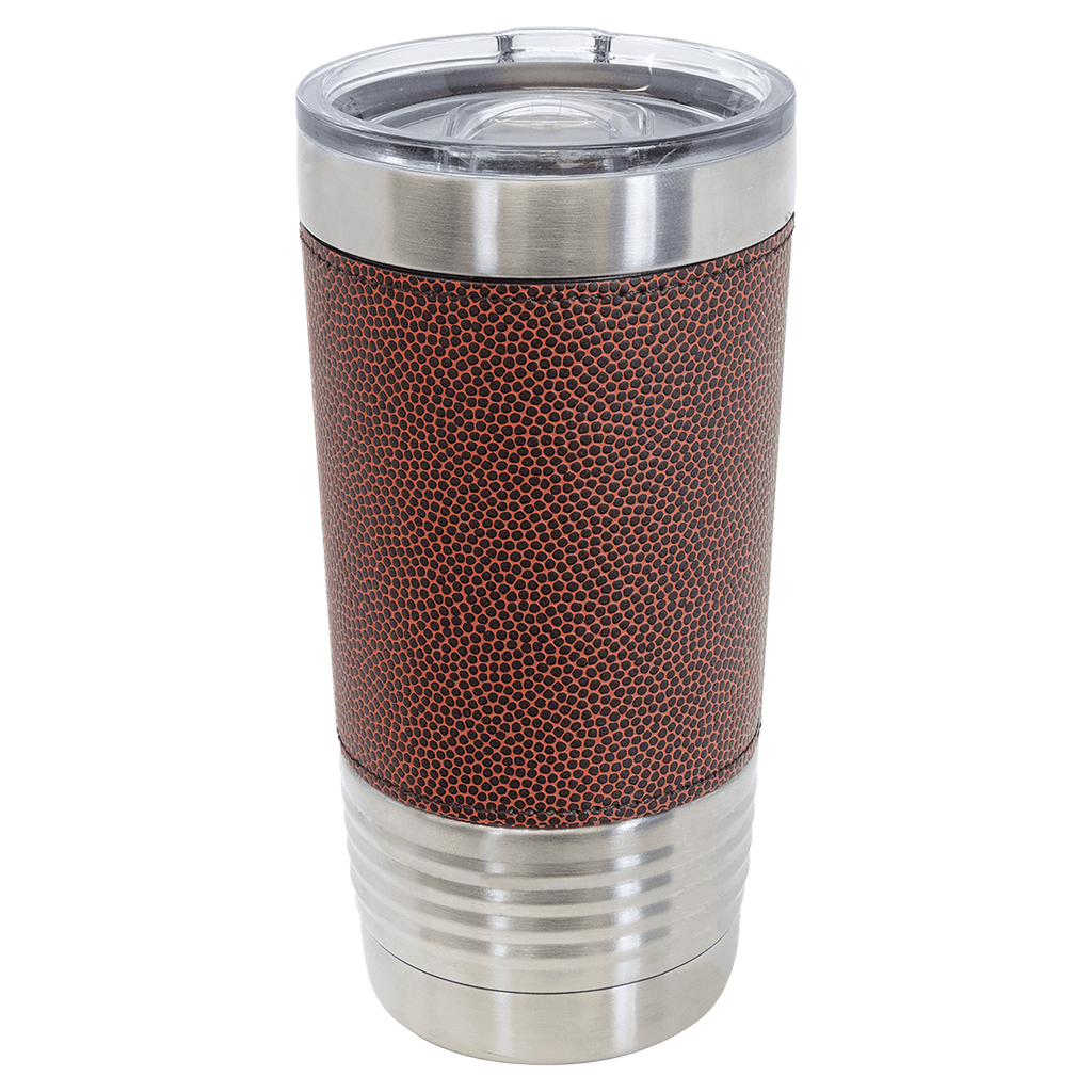 Polar Camel 20 oz. Football Tumbler – Game Day Stainless Steel Mug with Slider Lid
