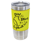 Polar Camel 20 oz. Softball Tumbler – Game Day Stainless Steel Mug with Slider Lid