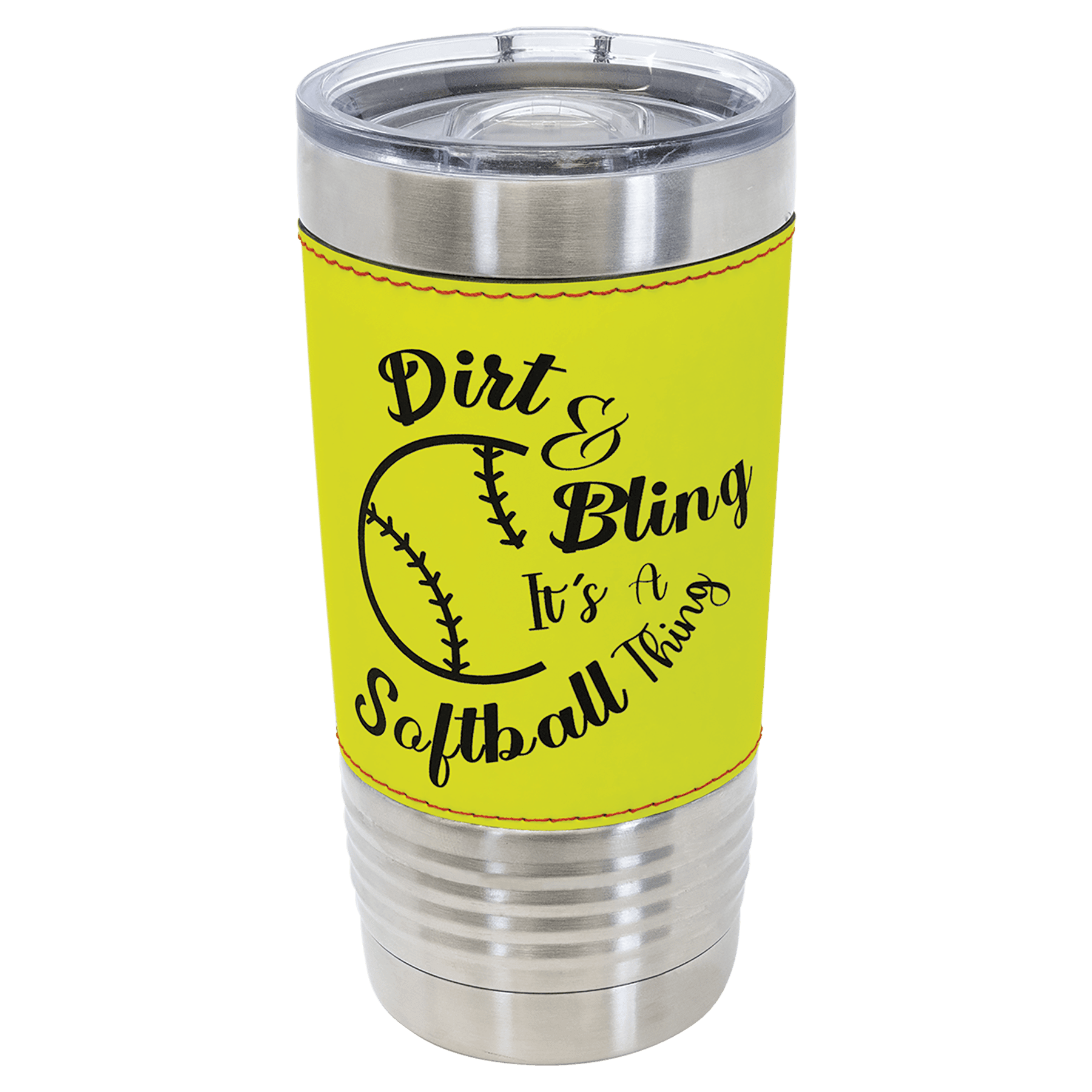 Polar Camel 20 oz. Softball Tumbler – Game Day Stainless Steel Mug with Slider Lid