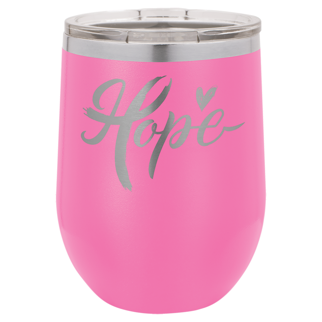 Personalized 12 oz. Polar Camel Stemless Wine Tumbler