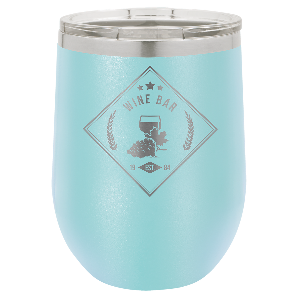Personalized 12 oz. Polar Camel Stemless Wine Tumbler