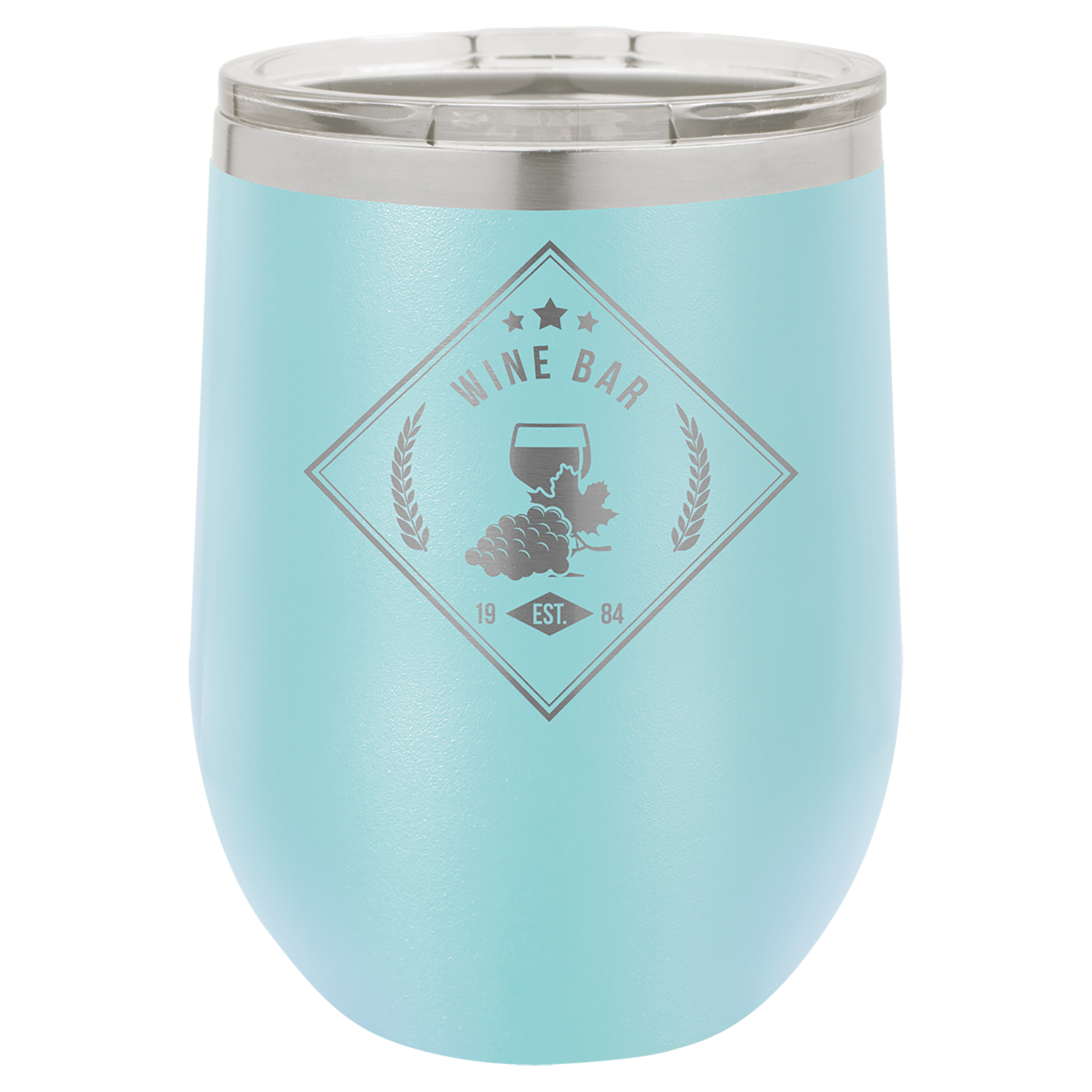 Personalized 12 oz. Polar Camel Stemless Wine Tumbler