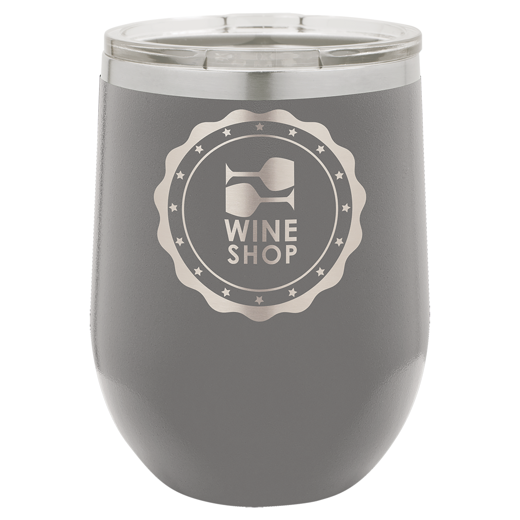 Personalized 12 oz. Polar Camel Stemless Wine Tumbler