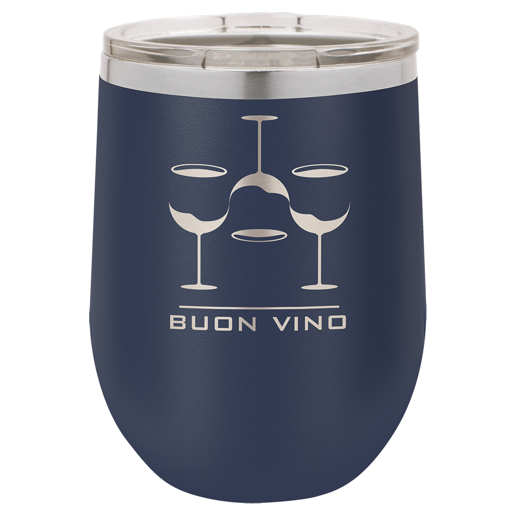 Personalized 12 oz. Polar Camel Stemless Wine Tumbler