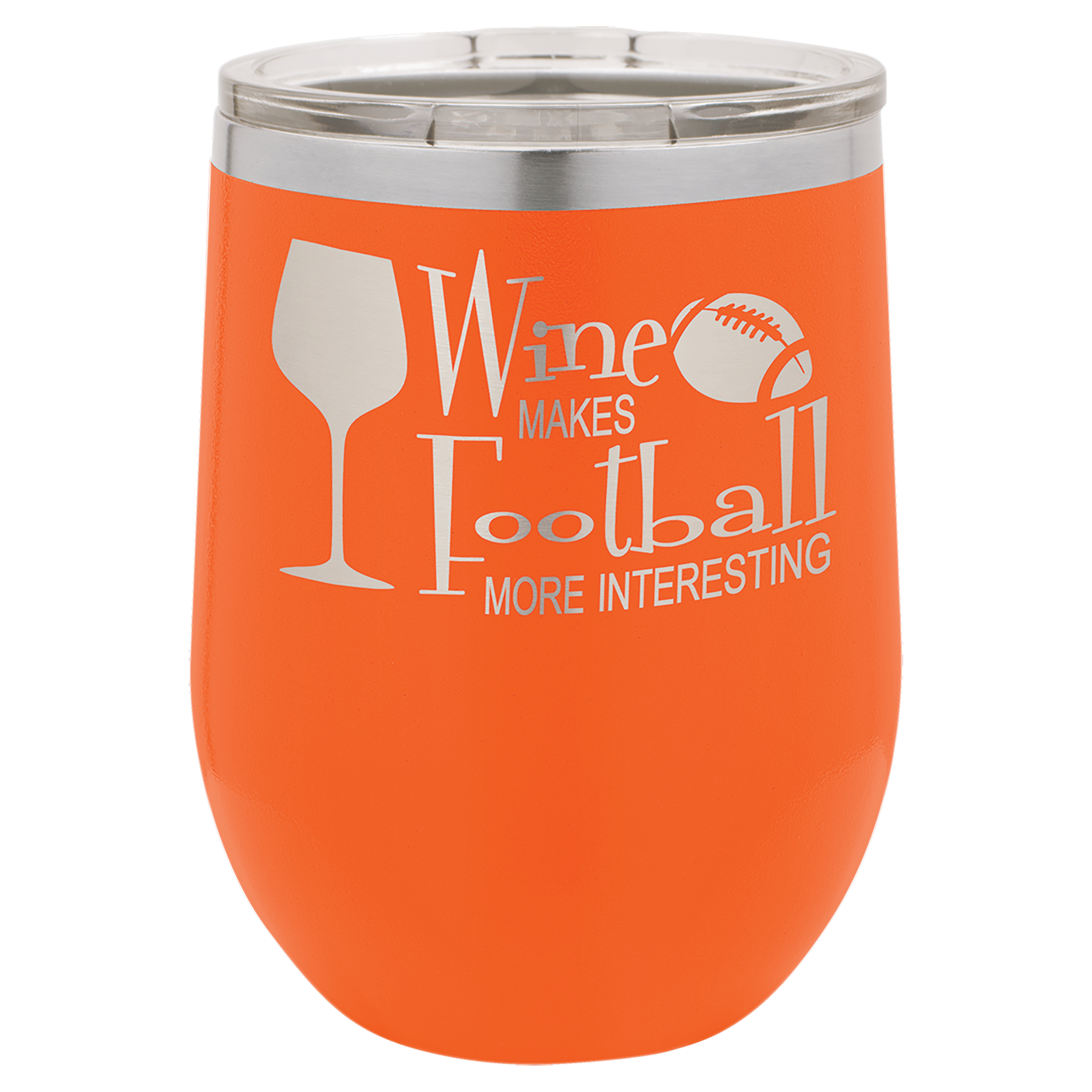 Personalized 12 oz. Polar Camel Stemless Wine Tumbler