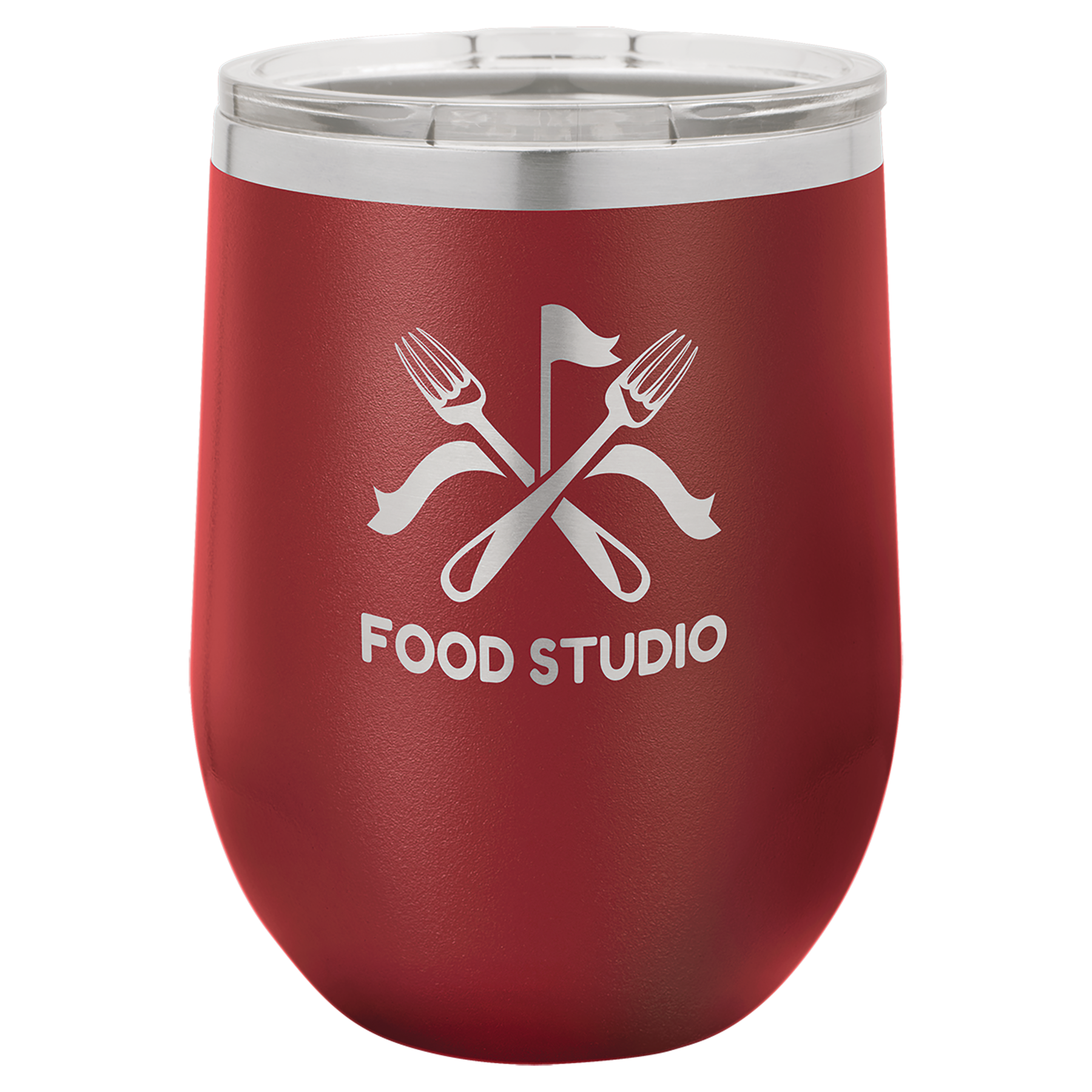 Personalized 12 oz. Polar Camel Stemless Wine Tumbler