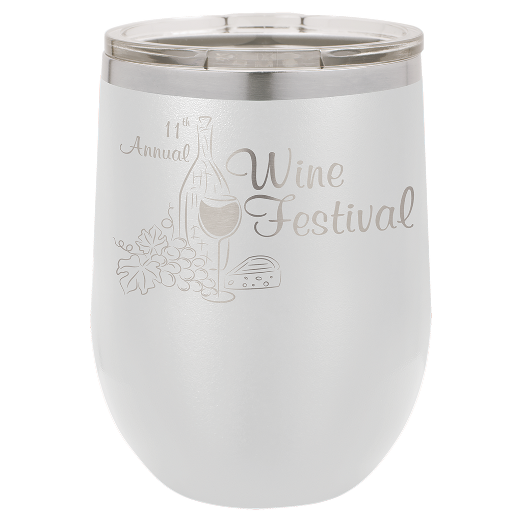 Personalized 12 oz. Polar Camel Stemless Wine Tumbler