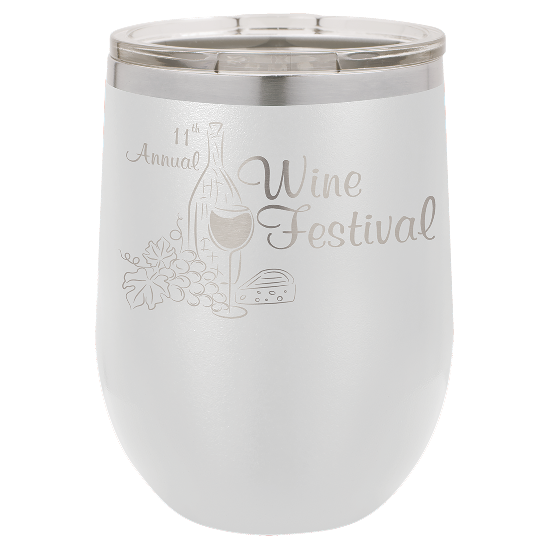 Personalized 12 oz. Polar Camel Stemless Wine Tumbler