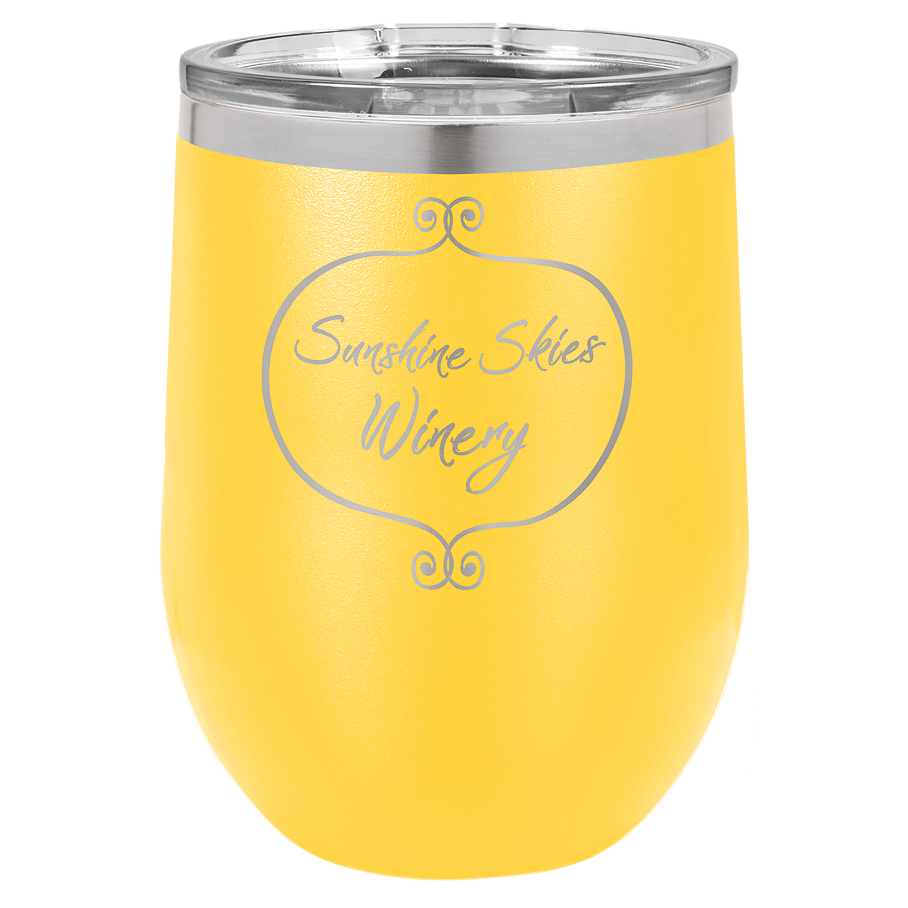 Personalized 12 oz. Polar Camel Stemless Wine Tumbler