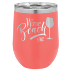 Personalized 12 oz. Polar Camel Stemless Wine Tumbler