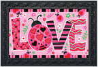 Ladybug Love Valentine’s Day Doormat