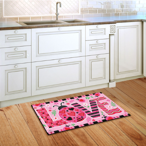 Ladybug Love Valentine’s Day Doormat