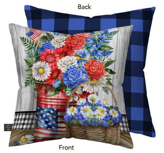 Red White and Beautiful Decorative Throw Pillow