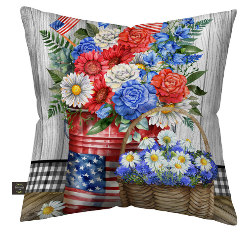 Red White and Beautiful Decorative Throw Pillow