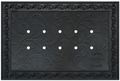 Rubber Doormat Tray Floral Design