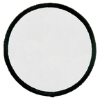 Custom 2.5" Round Sublimation Patch – Adhesive Back + Black Border (12 Patch Minimum)