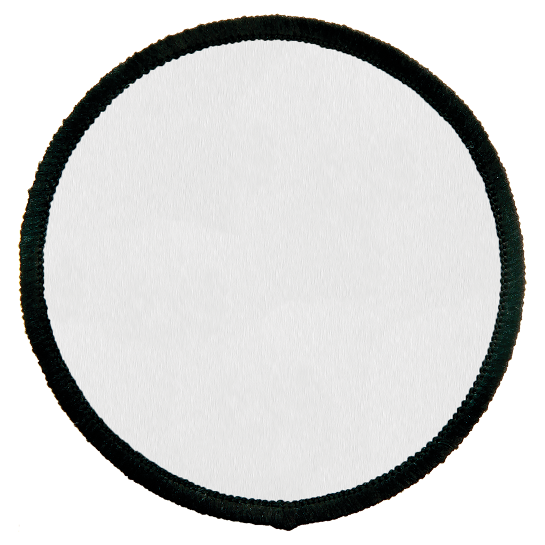 Custom 2.5" Round Sublimation Patch – Adhesive Back + Black Border (12 Patch Minimum)