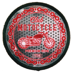 Custom 2.5" Round Sublimation Patch – Adhesive Back + Black Border (12 Patch Minimum)