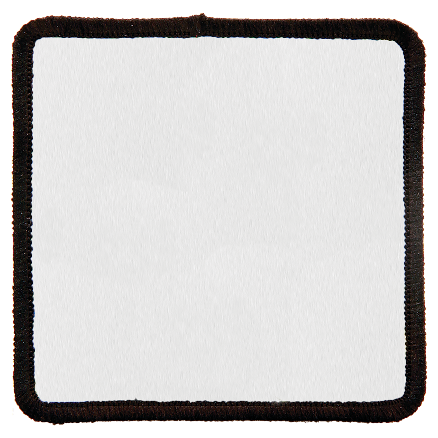 Custom 2.5" x 2.5" Square Sublimation Patch – Adhesive Back + Black Border (12 Patch Minimum)