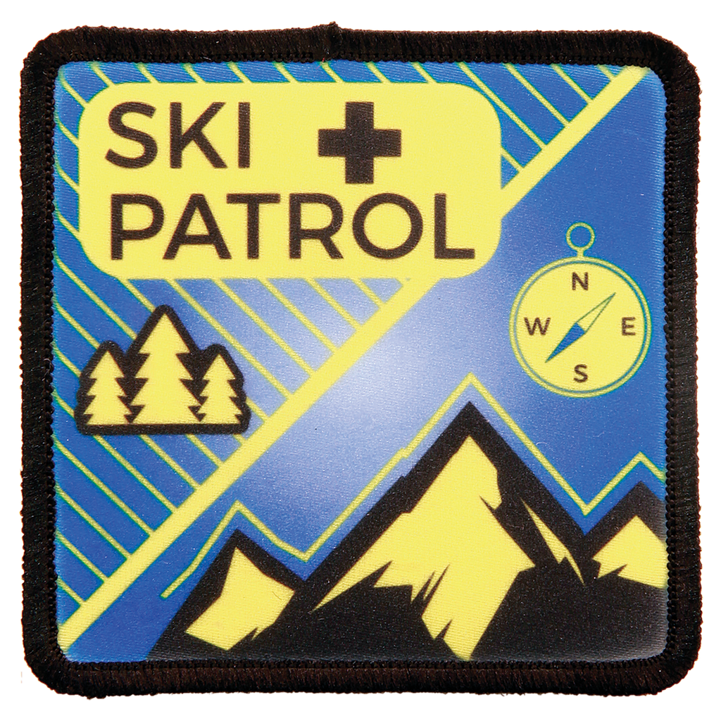 Custom 2.5" x 2.5" Square Sublimation Patch – Adhesive Back + Black Border (12 Patch Minimum)