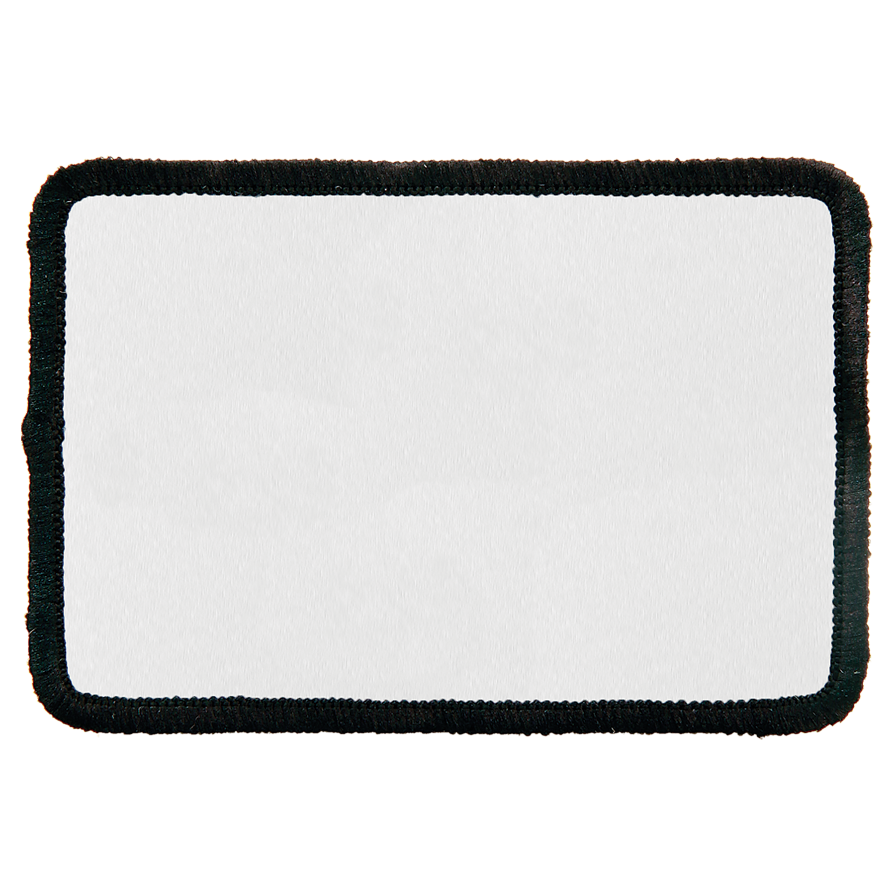 Custom Sublimation Patch (3" x 2") – Adhesive Back + Black Border (12 Patch Minimum)