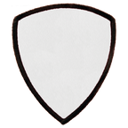 Custom 3" Shield Sublimation Patch – Adhesive Back + Black Border (12 Patch Minimum)