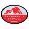 Custom Oval Sublimation Patch (3 1/2" x 2 1/2") – Adhesive Back + Black Border (12 Patch Minimum)