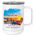 Personalized 15 oz Polar Camel White Vacuum Insulated Mug with Slider Lid – Sublimation Ready