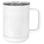 Personalized 15 oz Polar Camel White Vacuum Insulated Mug with Slider Lid – Sublimation Ready