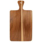 Acacia Wood & Slate Cutting Board – 13 1/4" x 7" Paddle Shape