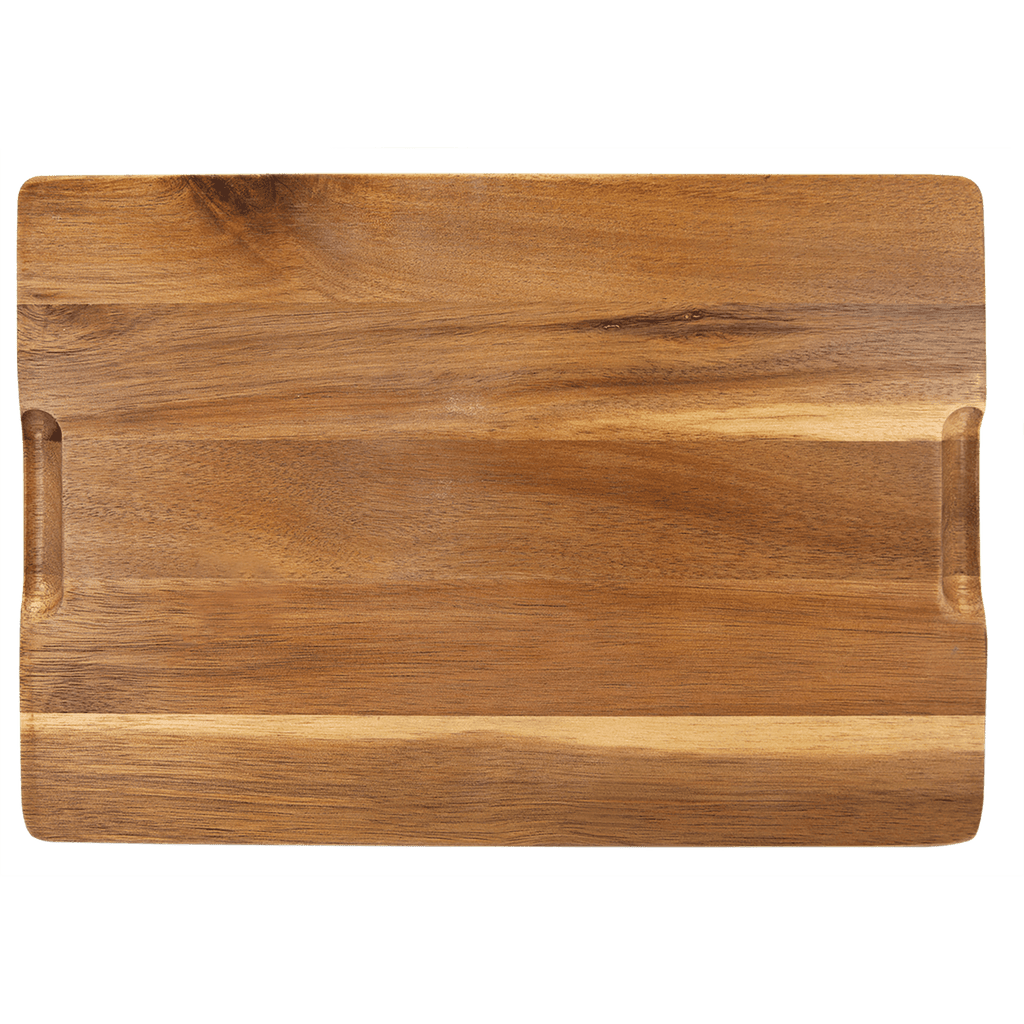 Personalized 13" x 9" Acacia Wood/Slate Cutting Board