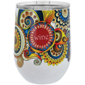 Personalized 12 oz Polar Camel Stemless Wine Tumbler (White) – Sublimation Ready w/ Lid
