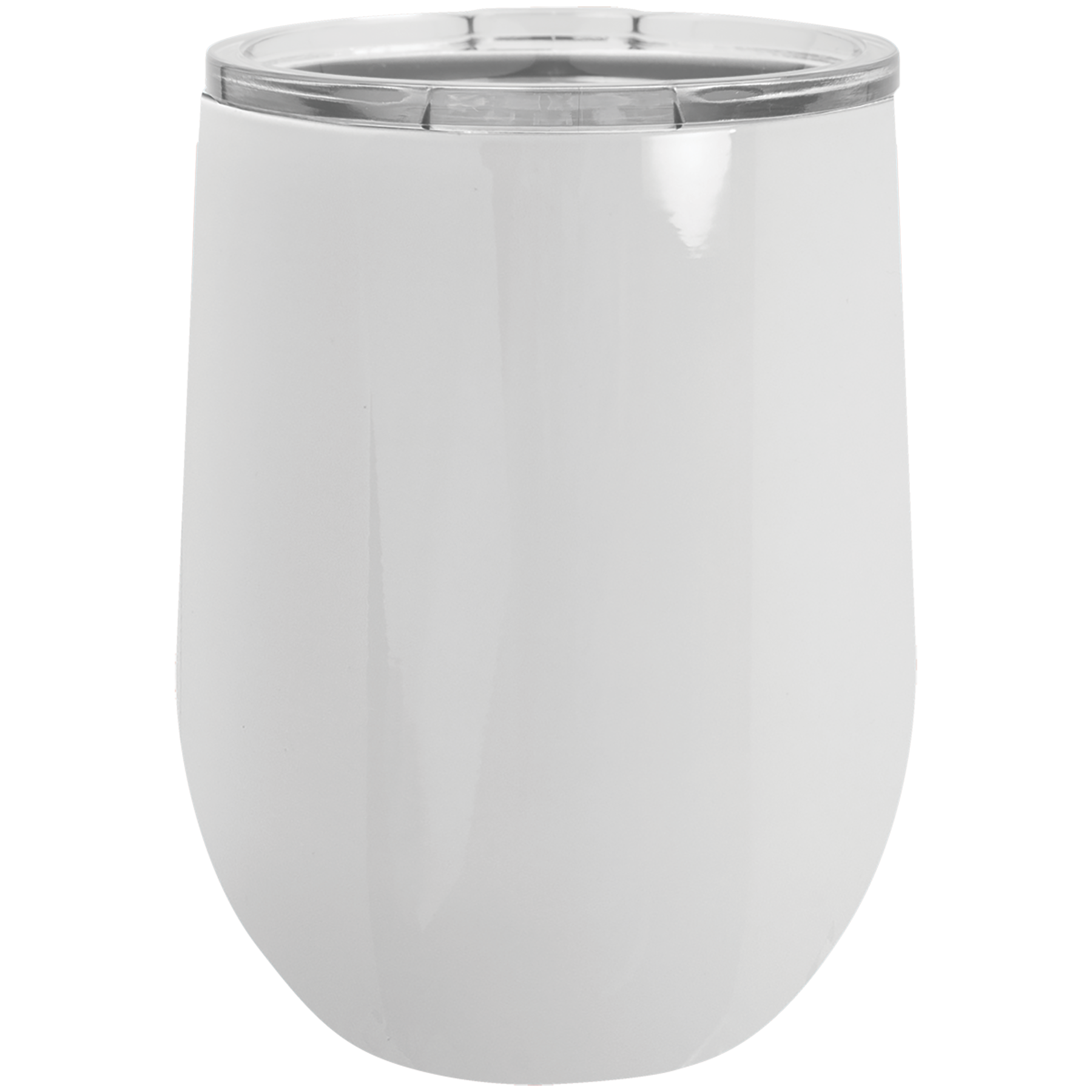 Personalized 12 oz Polar Camel Stemless Wine Tumbler (White) – Sublimation Ready w/ Lid
