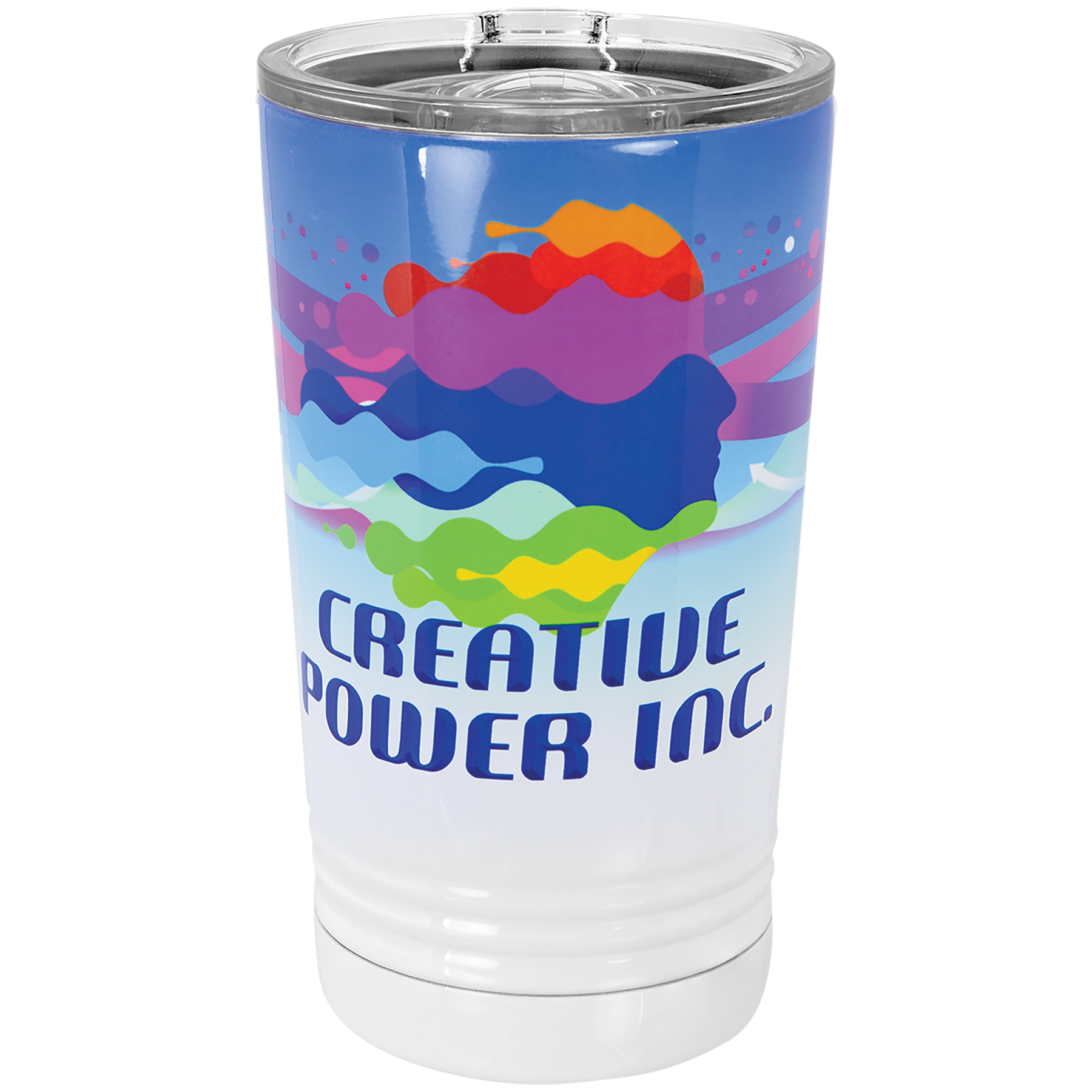 Personalized 16 oz Polar Camel Pint Tumbler (White) – Sublimation Ready w/ Slider Lid