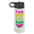 White Polar Camel Sublimatable 20 oz. Water Bottle