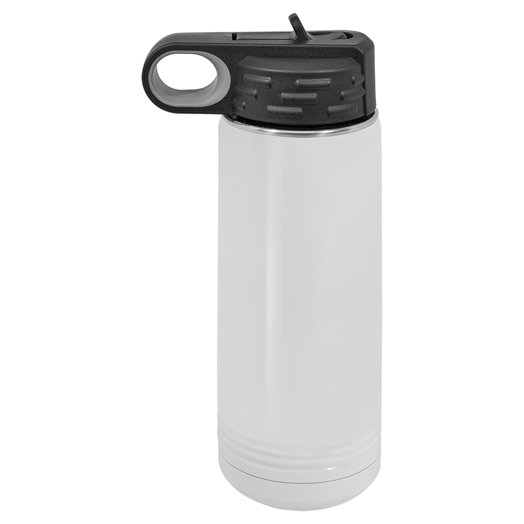 White Polar Camel Sublimatable 20 oz. Water Bottle