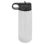 White Polar Camel Sublimatable 20 oz. Water Bottle