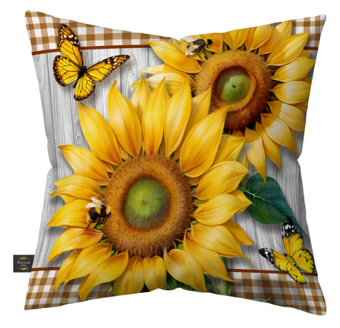 Sunflower Duo Decorative Throw Pillow