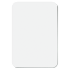 Custom 3" x 2" Unisub Aluminum Magnet (Semi-Gloss White) – 2 Pack