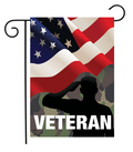 Veteran Garden Flag (American Flag Military Tribute Yard Flag)