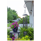 Personalized Memorial Wind Chime (30” or 36”) with Custom Laser-Engraved 4” Disc