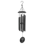 Personalized Memorial Wind Chime (30” or 36”) with Custom Laser-Engraved 4” Disc