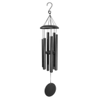 Personalized Memorial Wind Chime (30” or 36”) with Custom Laser-Engraved 4” Disc