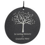 Personalized Memorial Wind Chime (30” or 36”) with Custom Laser-Engraved 4” Disc