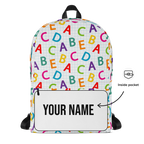 Personalized School Backpack (Embroidered Name) | Back to School Kids Backpack
