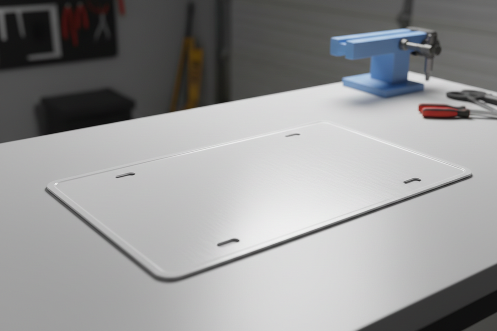 Make your ride, garage, or man cave a little more you with a 12" x 6" white UVSub aluminum license plate that’s ready for bold, full-color sublimation. Whether you’re adding a name, team design, business branding, or a funny saying, this plate delivers crisp detail and vibrant color that stands out.
Made from durable aluminum and finished in bright white for clean, high-contrast prints, it’s a great option for front plates, decorative plates, car show displays, garage décor, and gifts. It comes with 4 pre-d