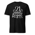 Black t-shirt with '21 and Legal' text on a white background