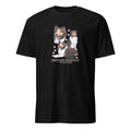 Black t-shirt with Shetland Sheepdog dog illustration and If It's Not A Shetland Sheepdog It's Just A Dog T-shirt on a white background