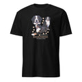 Black t-shirt with Bernese dog illustration and If It's Not A Bernese It's Just A Dog T-shirt on a white background